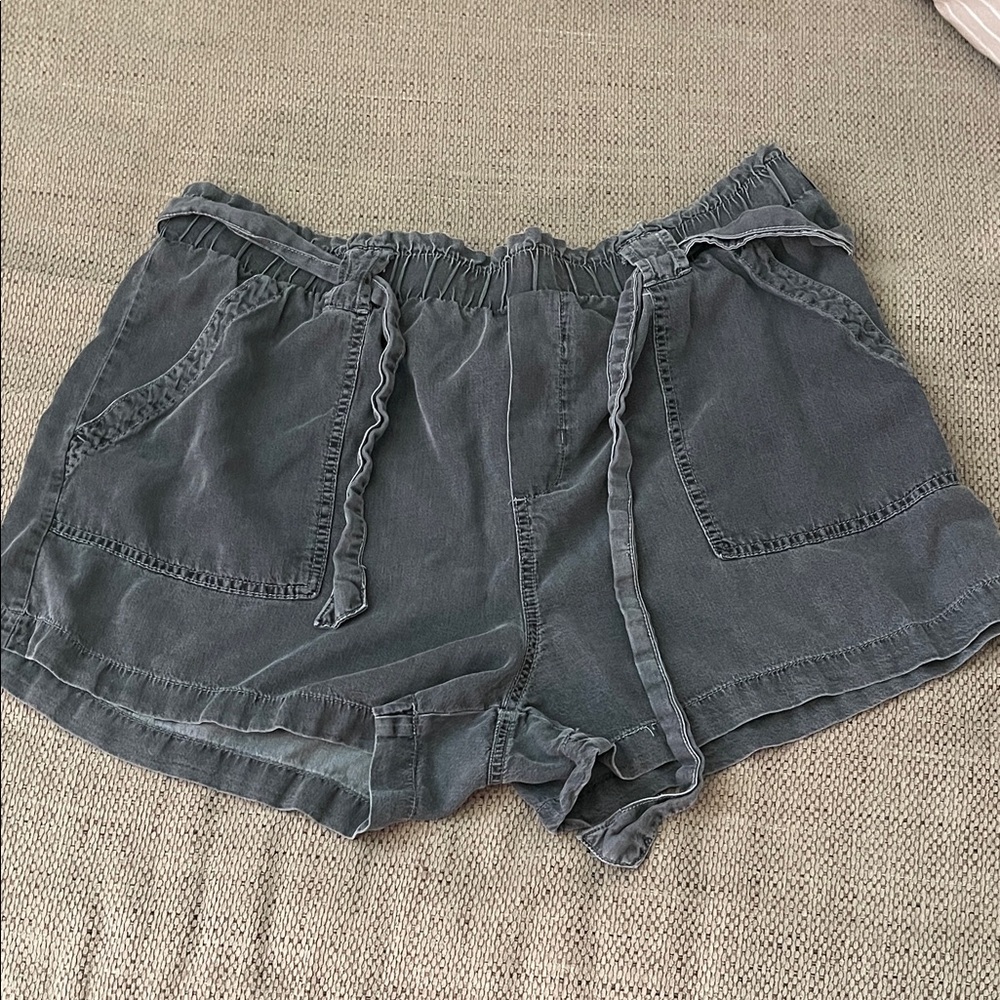 Time and Tru Charcoal Drawstring Athletic Shorts
